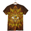 All Seeing Eye Gold Print T-Shirt-grizzshop