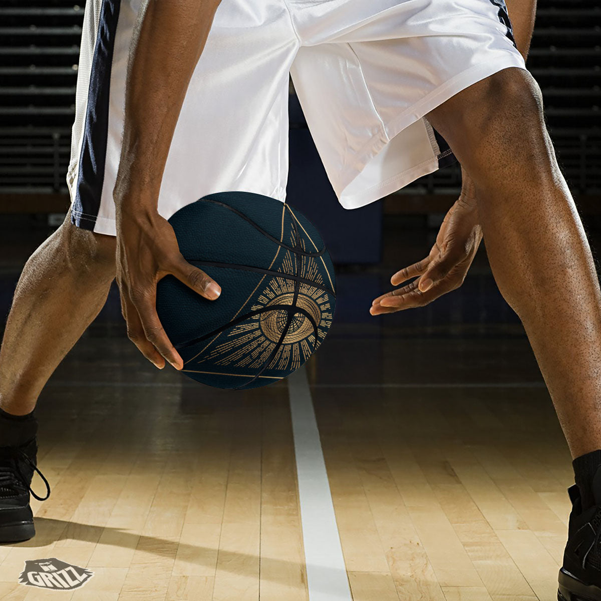 All Seeing Eye Masonic Print Basketball-grizzshop