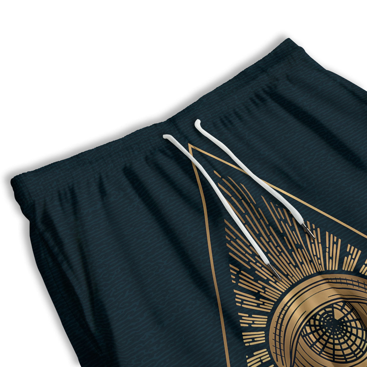 All Seeing Eye Masonic Print Men's Athletic Shorts