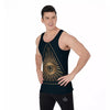 All Seeing Eye Masonic Print Men's Tank Top-grizzshop