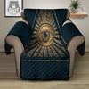 All Seeing Eye Masonic Print Recliner Protector-grizzshop