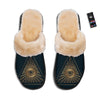 All Seeing Eye Masonic Print Slippers-grizzshop