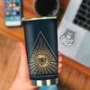 All Seeing Eye Masonic Print Tumbler-grizzshop