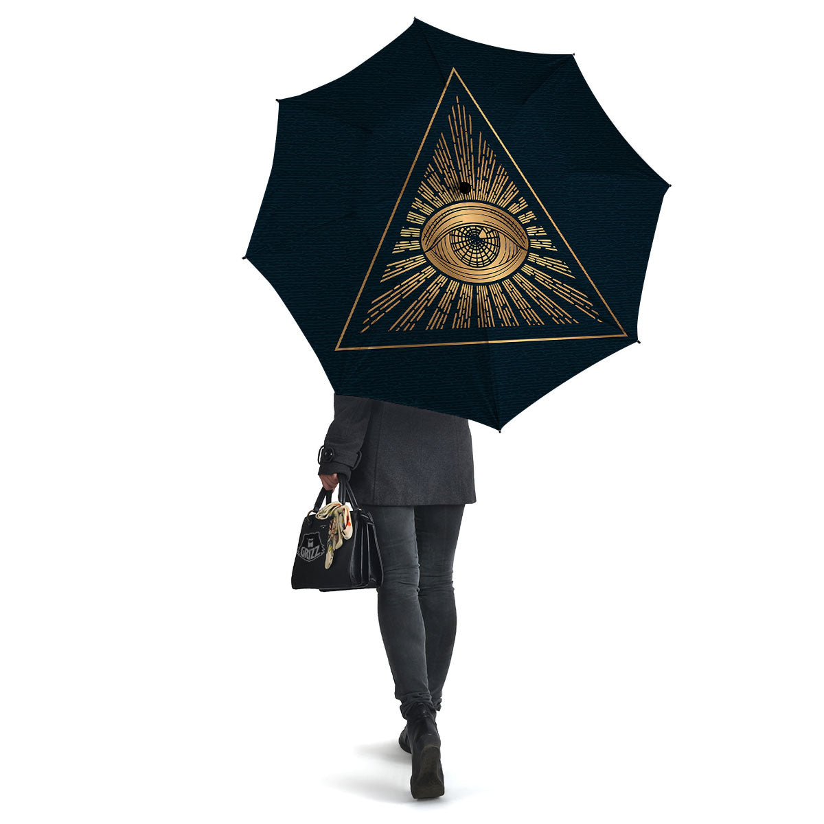 All Seeing Eye Masonic Print Umbrella-grizzshop
