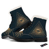 All Seeing Eye Masonic Print Winter Boots-grizzshop