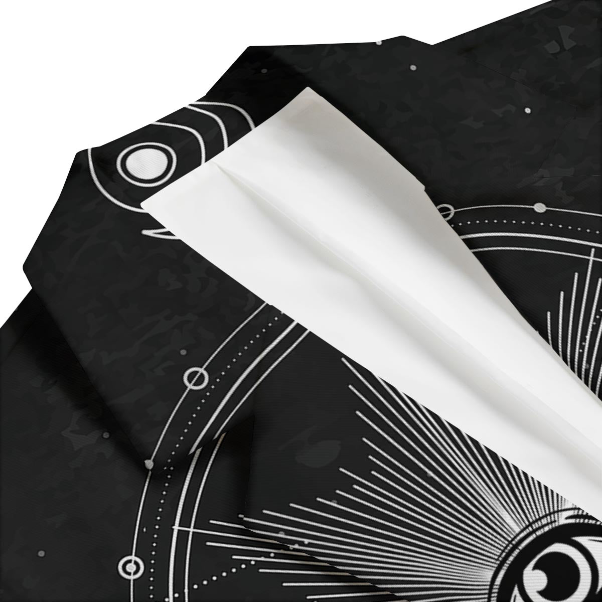 All Seeing Eye Sun Print Men's Blazer-grizzshop