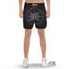 All Seeing Eye Sun Print Men's Gym Shorts-grizzshop