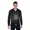 All Seeing Eye Sun Print Men's Long Sleeve Shirts-grizzshop