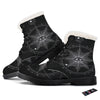 All Seeing Eye Sun Print Winter Boots-grizzshop