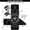 All Seeing Eye White And Black Print Recliner Protector-grizzshop