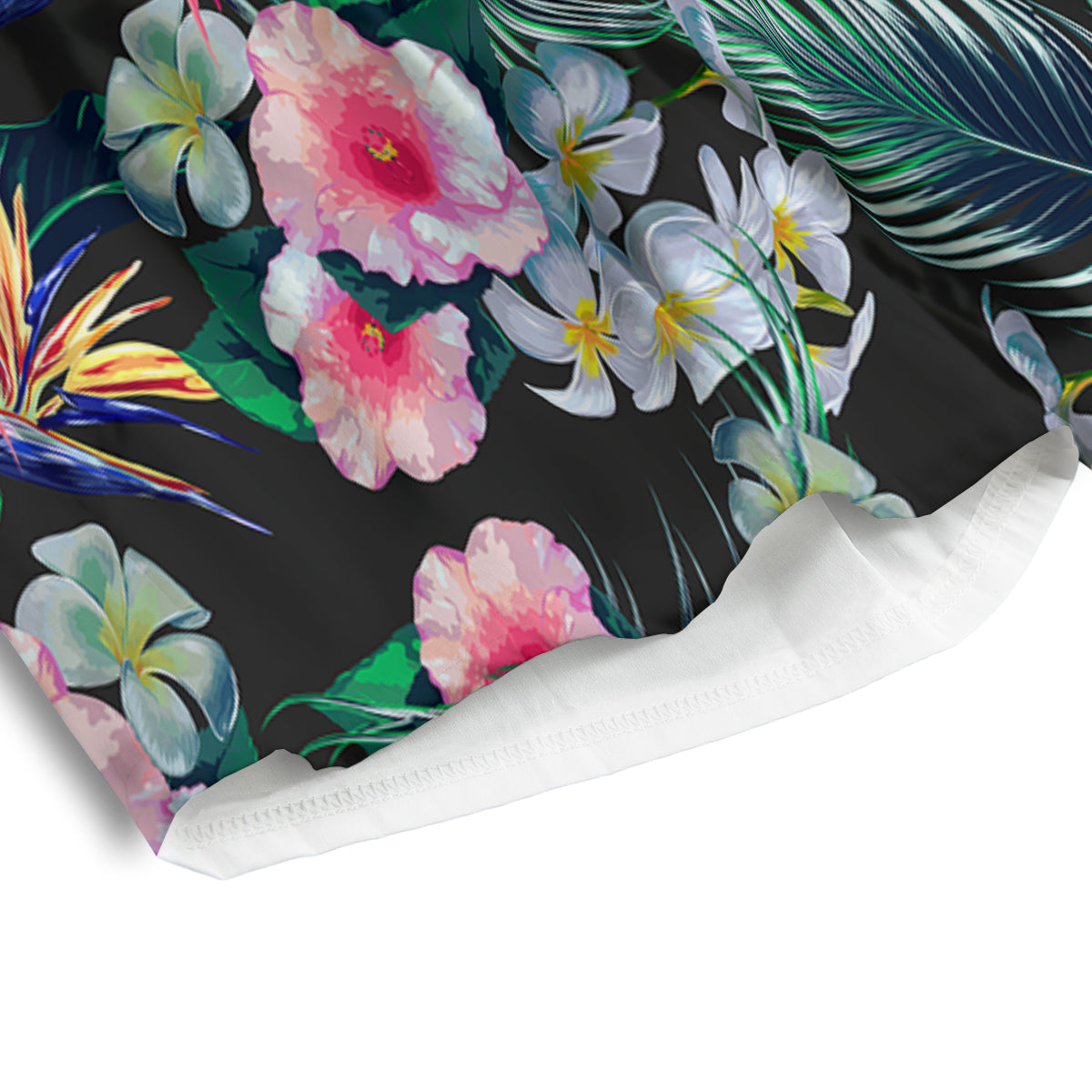 Aloha Flamingo Tropical Print Pattern Men's Athletic Shorts