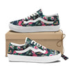 Aloha Flamingo Tropical Print Pattern Skate Shoes-grizzshop