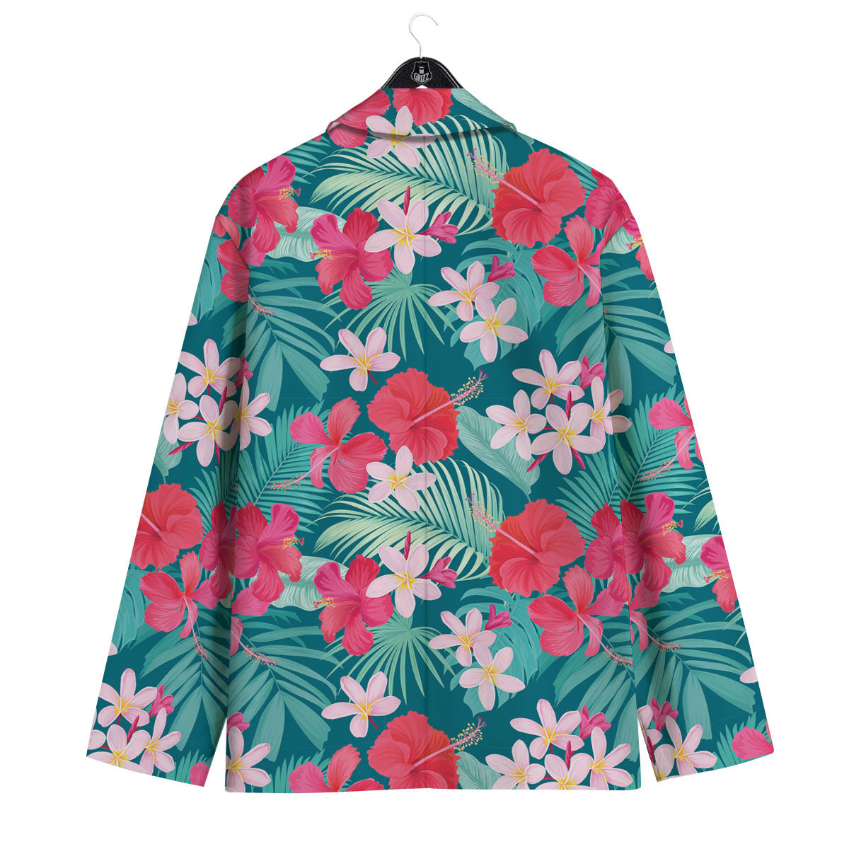 Aloha Hawaiian Flower Print Men's Sport Coat-grizzshop