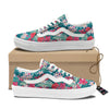 Aloha Hawaiian Flower Print Skate Shoes-grizzshop