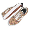 Aloha Hawaiian Vintage Print Pattern Skate Shoes-grizzshop