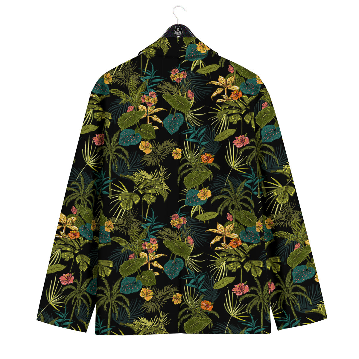 Aloha Hibiscus Tropical Print Pattern Men's Sport Coat-grizzshop