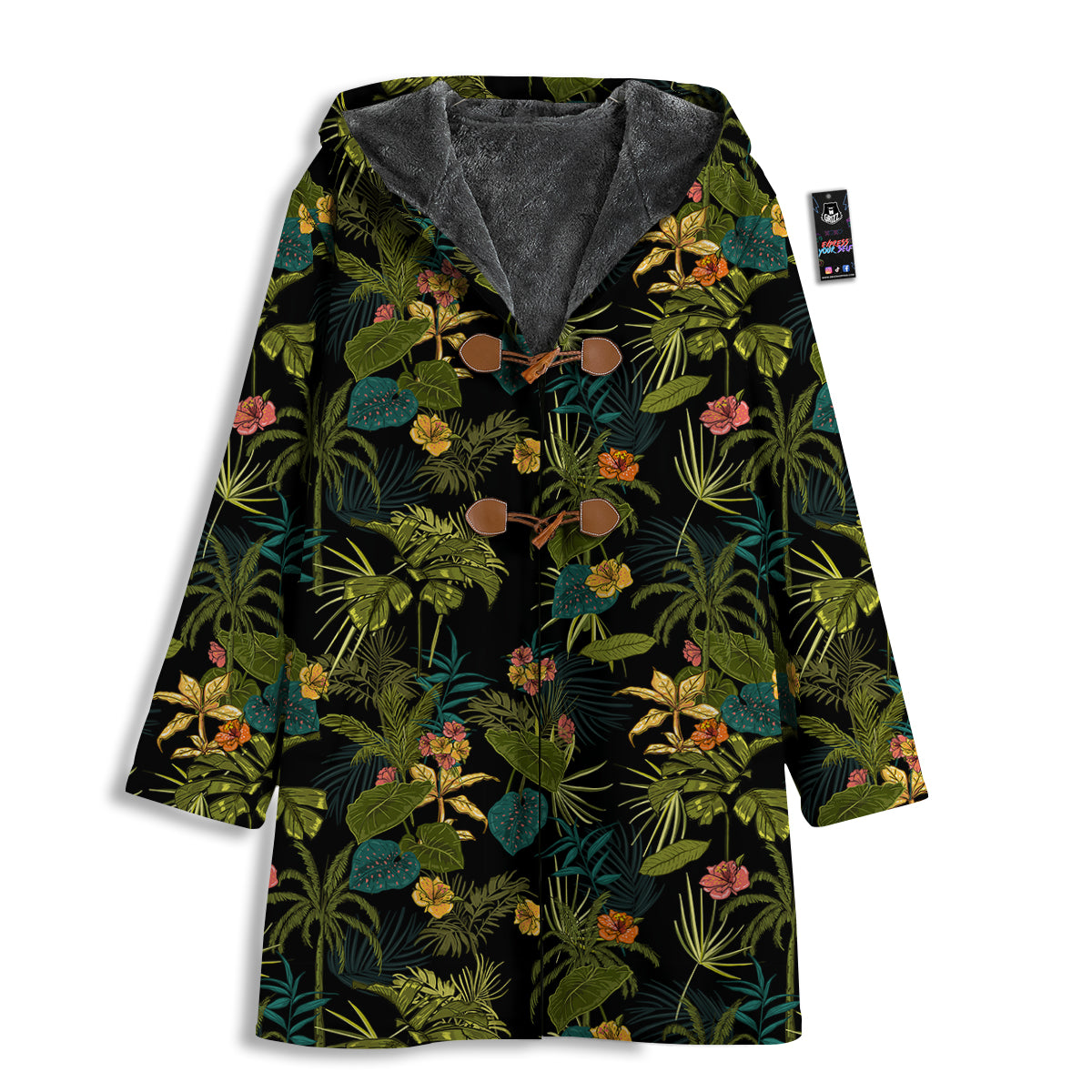 Aloha Hibiscus Tropical Print Pattern Men's Windbreaker Jacket-grizzshop