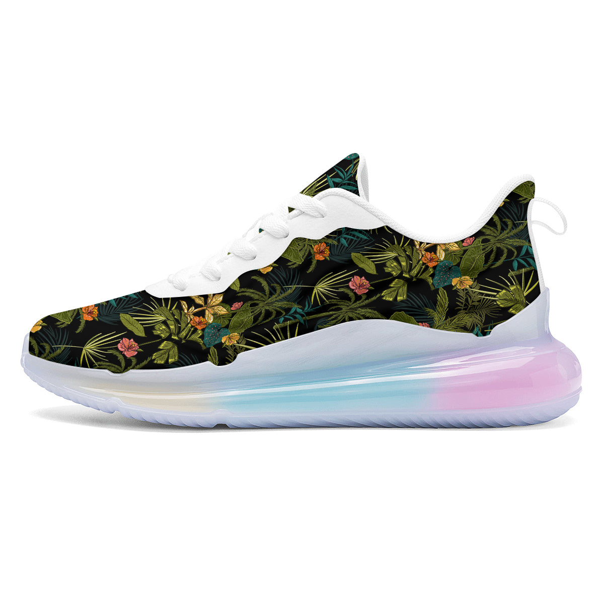 Aloha Hibiscus Tropical Print Pattern Running Sneakers-grizzshop