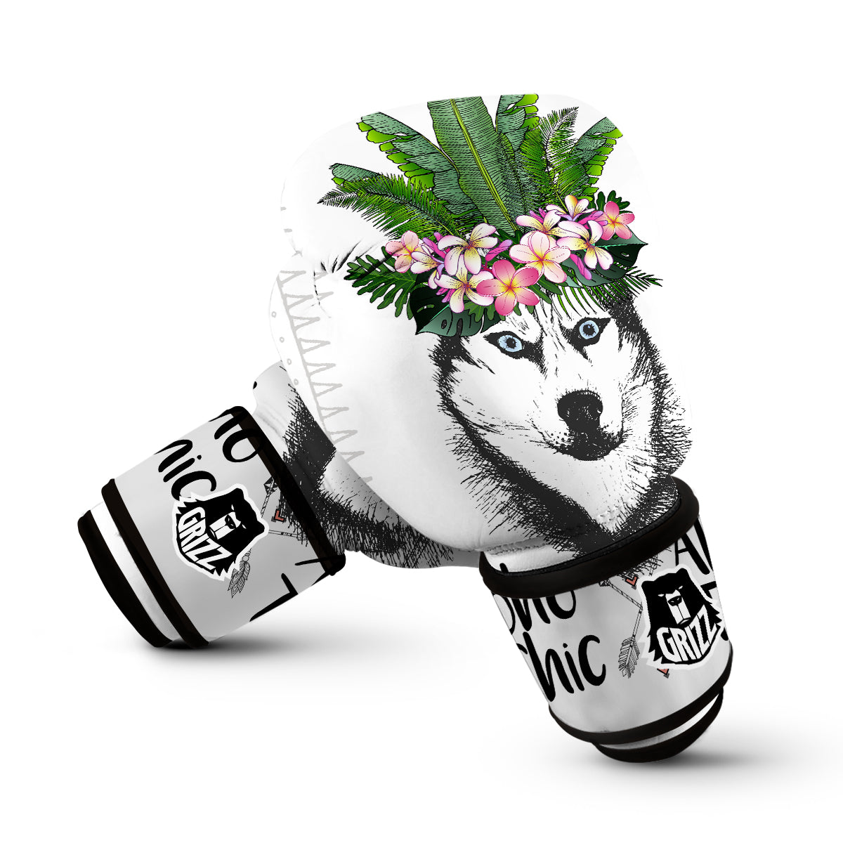 Aloha Husky Boxing Gloves-grizzshop