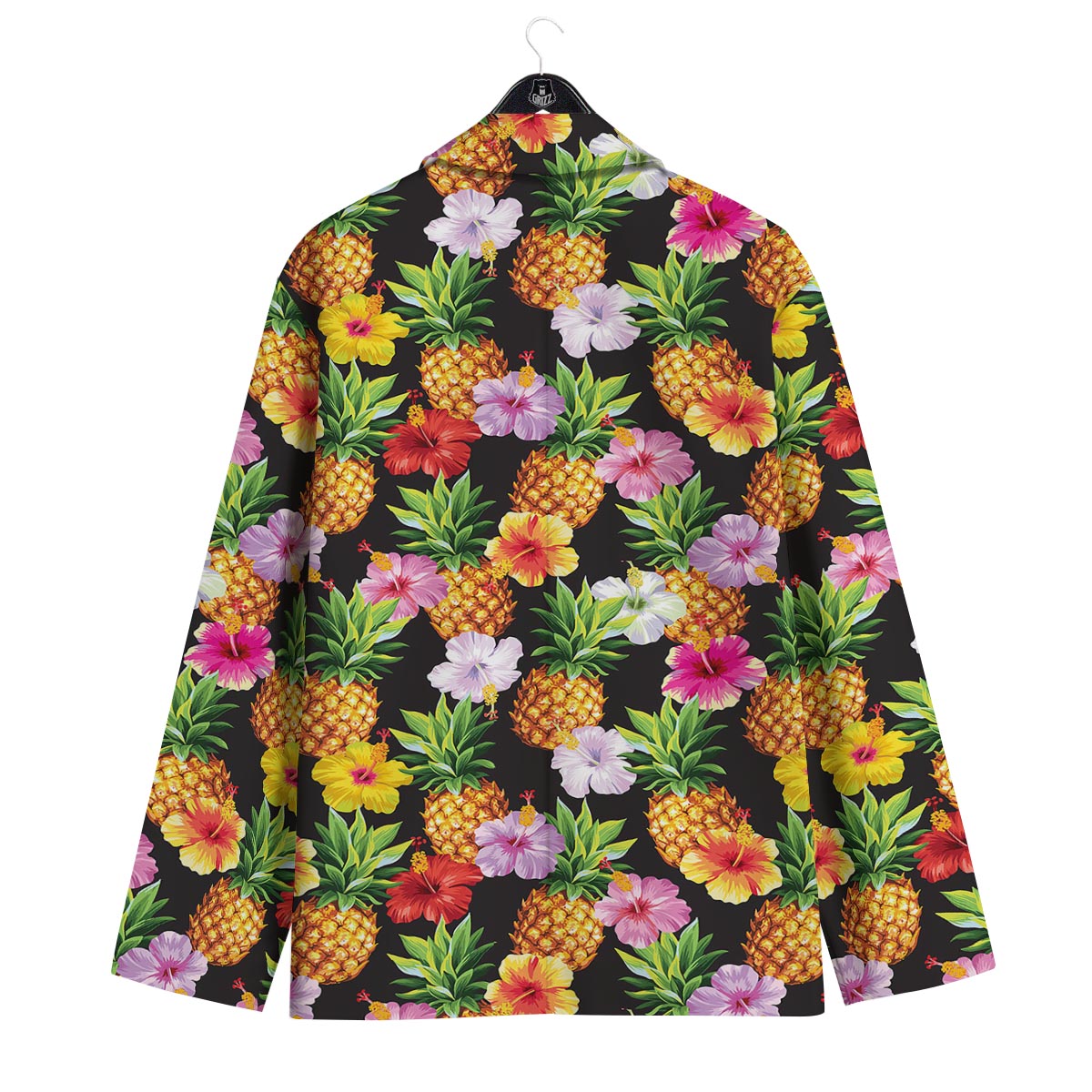 Aloha Pineapple Tropical Print Pattern Tropical Men's Sport Coat-grizzshop