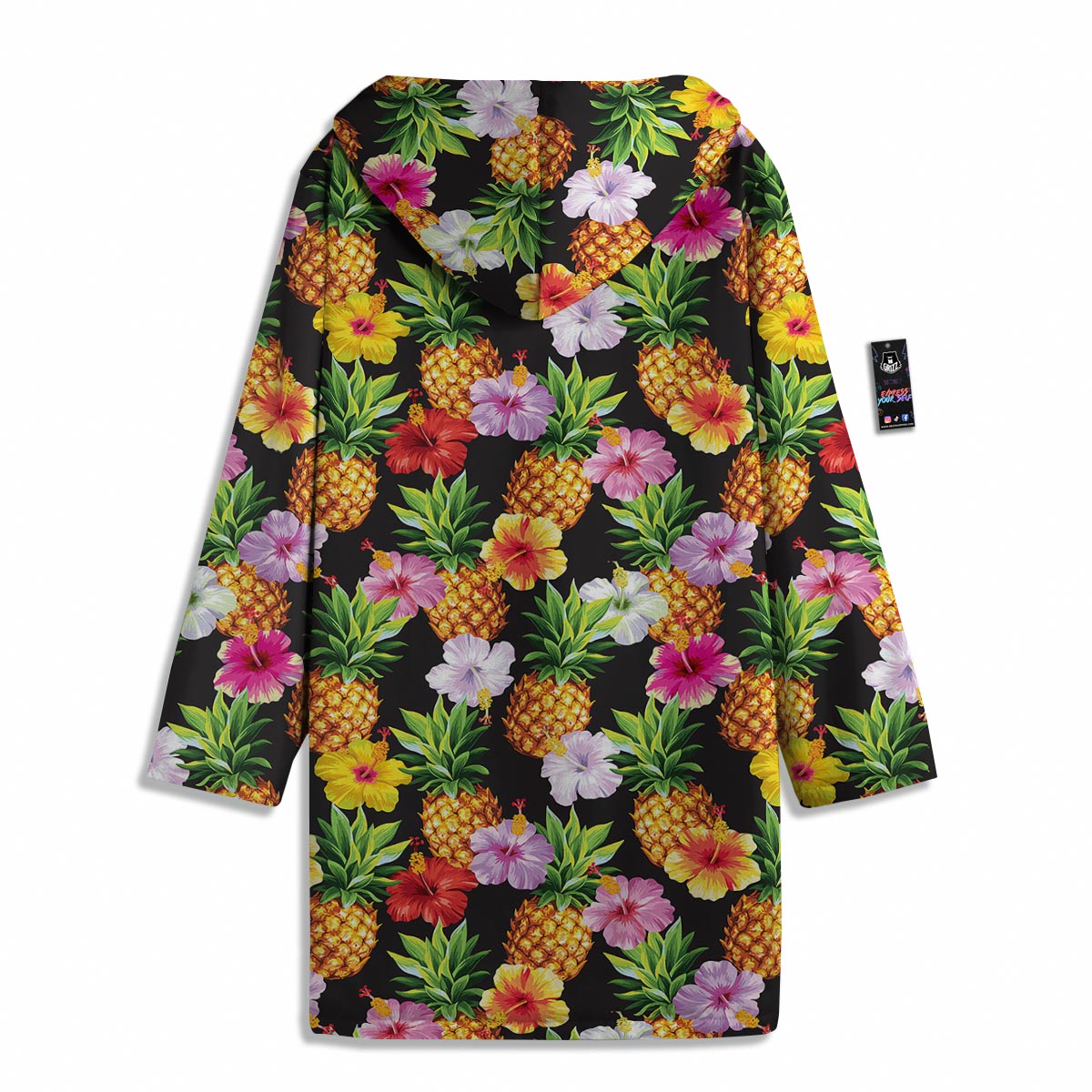 Aloha Pineapple Tropical Print Pattern Tropical Men's Windbreaker Jacket-grizzshop