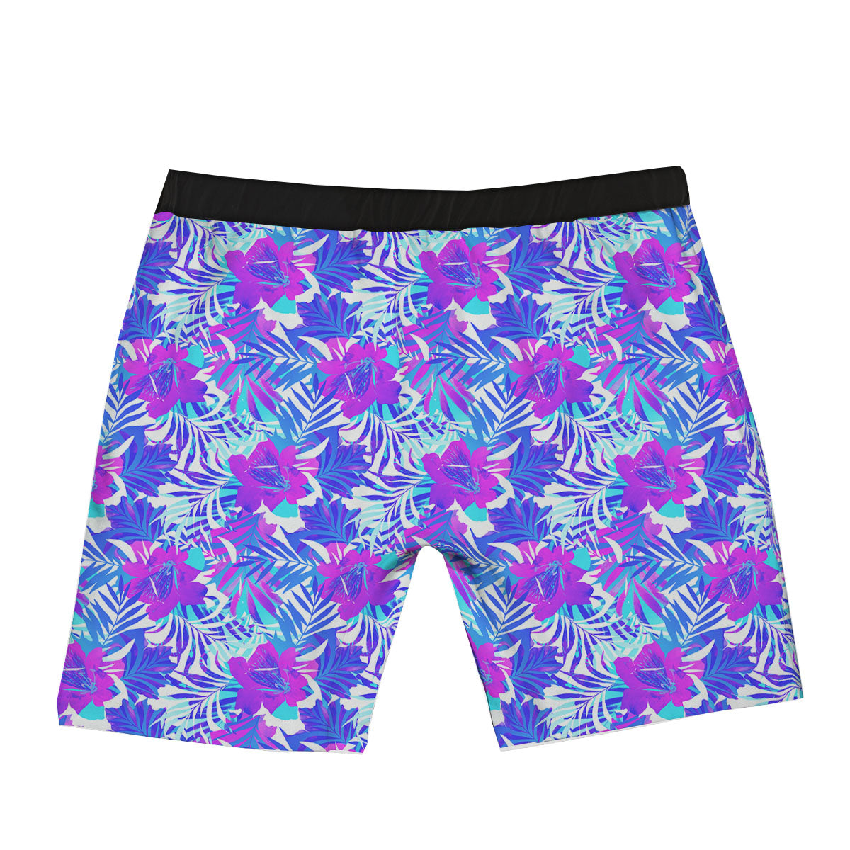 Aloha Psychedelic Tropical Print Pattern Boxer Briefs-grizzshop
