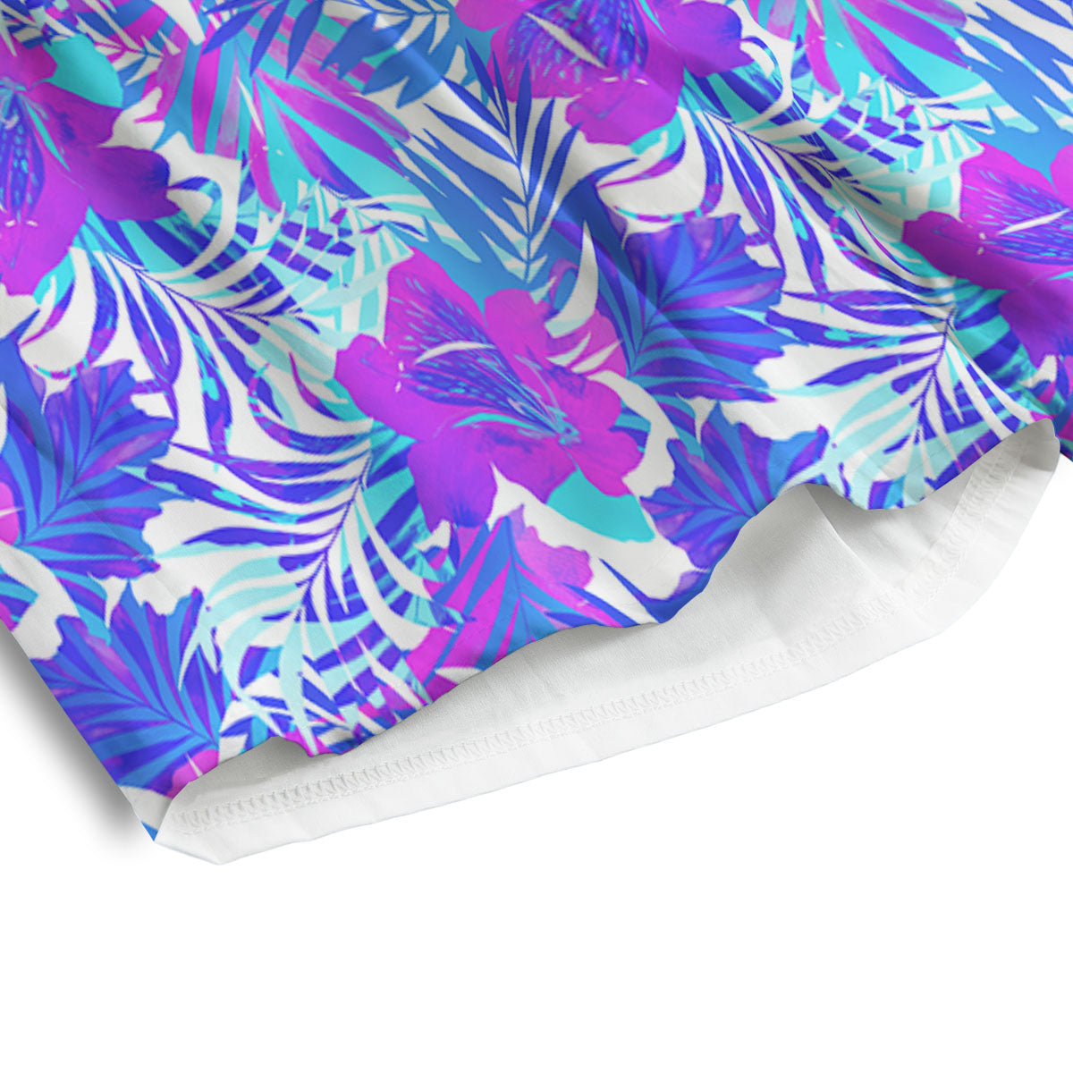 Aloha Psychedelic Tropical Print Pattern Men's Athletic Shorts