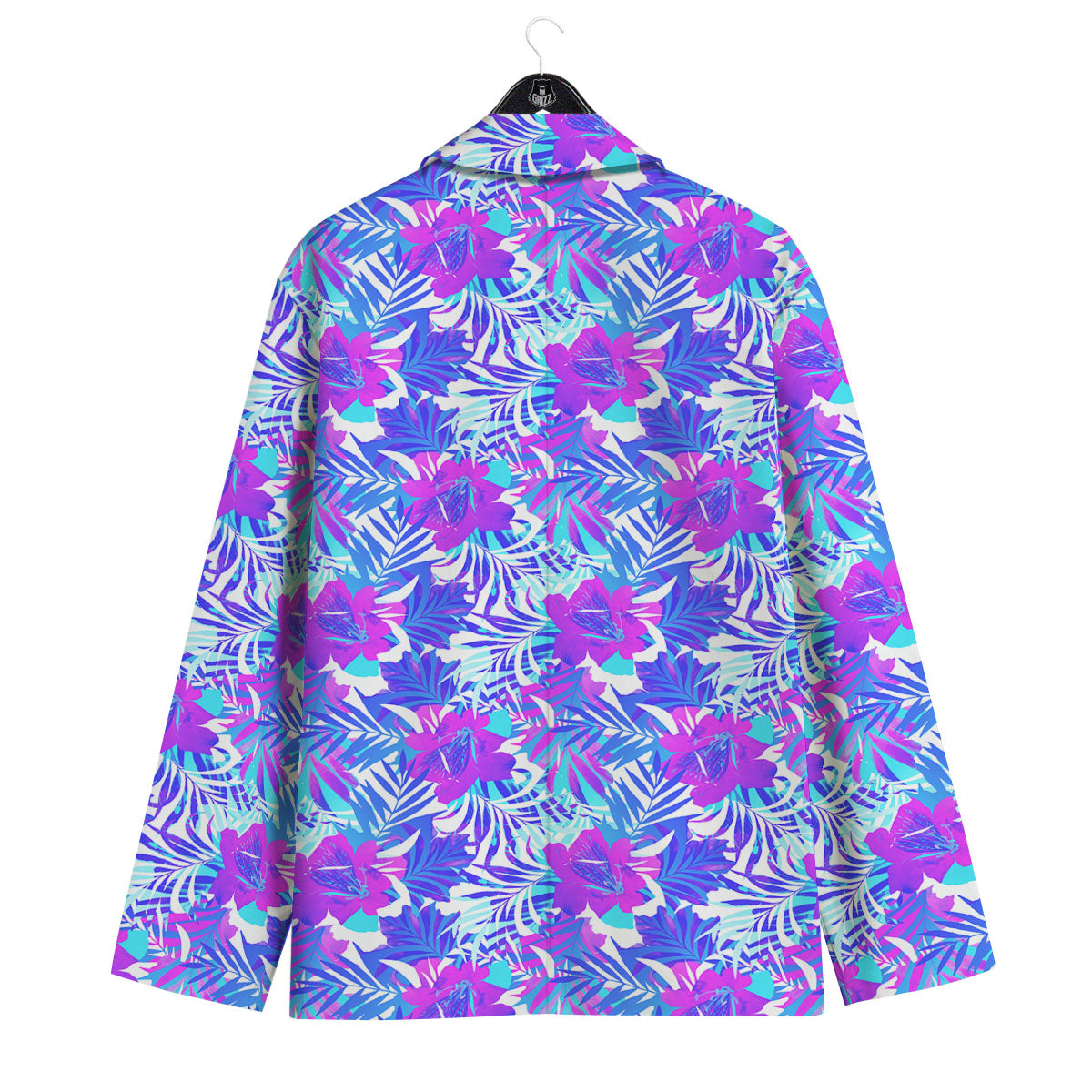 Aloha Psychedelic Tropical Print Pattern Men's Sport Coat-grizzshop