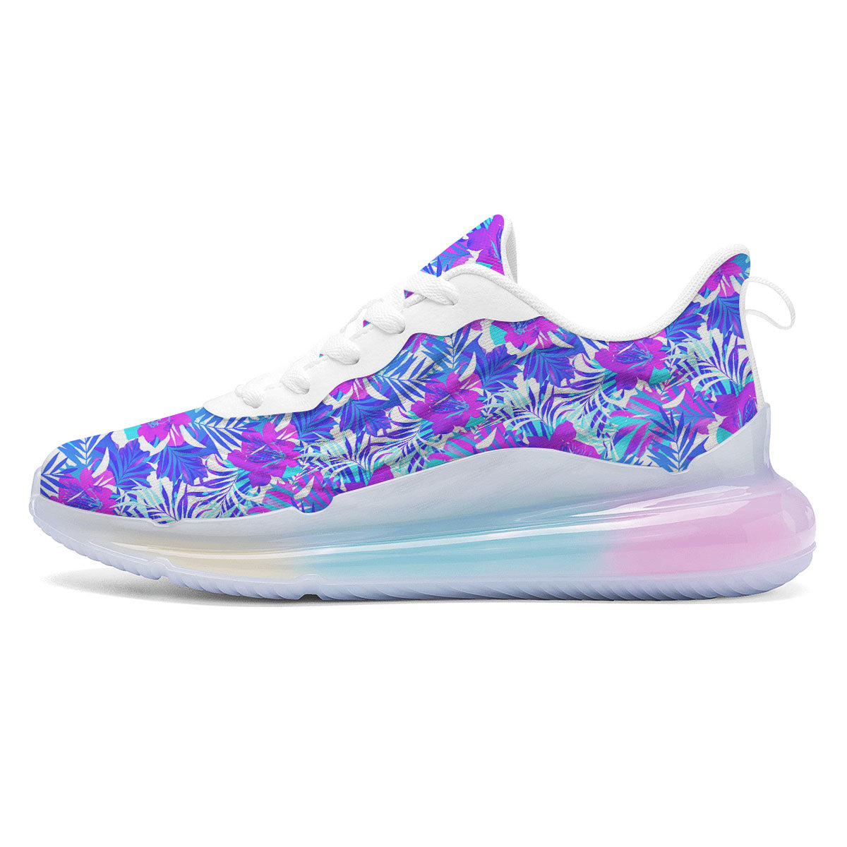Aloha Psychedelic Tropical Print Pattern Running Sneakers-grizzshop