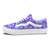 Aloha Psychedelic Tropical Print Pattern Skate Shoes-grizzshop