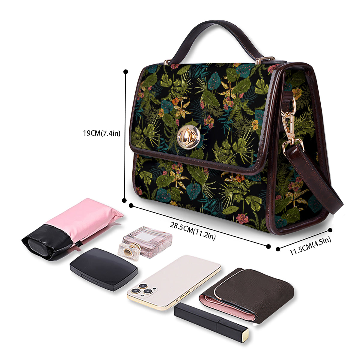 Aloha Hibiscus Tropical Print Pattern Women's Satchel Bag