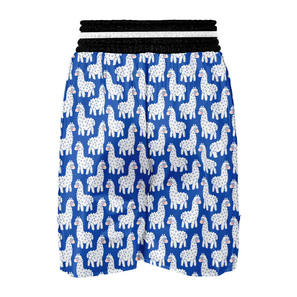 Alpaca Print Pattern Boxing Shorts-grizzshop