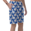Alpaca Print Pattern Men's Shorts-grizzshop