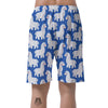 Alpaca Print Pattern Men's Shorts-grizzshop