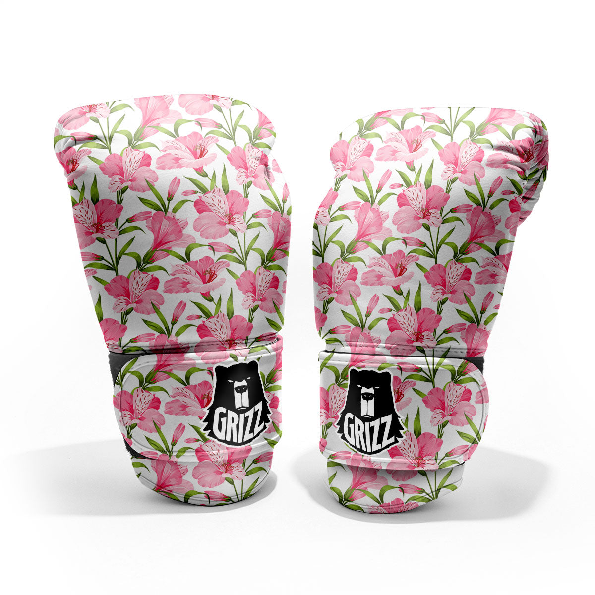 Alstroemeria Flowers Print Pro Boxing Glove