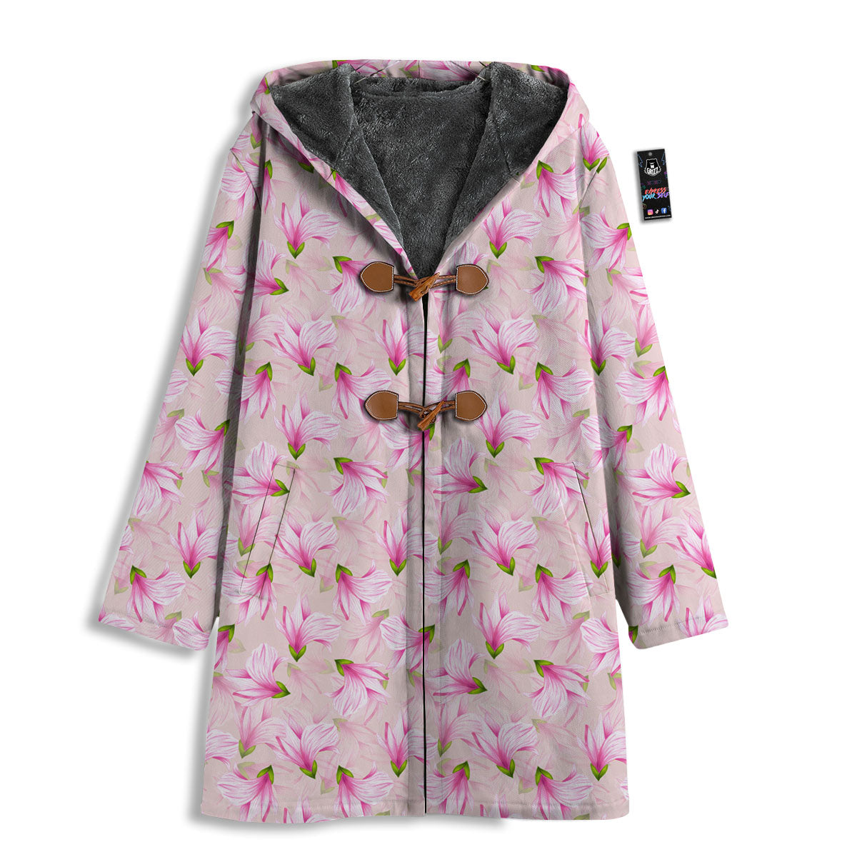 Alstroemeria Pink Print Pattern Men's Windbreaker Jacket-grizzshop