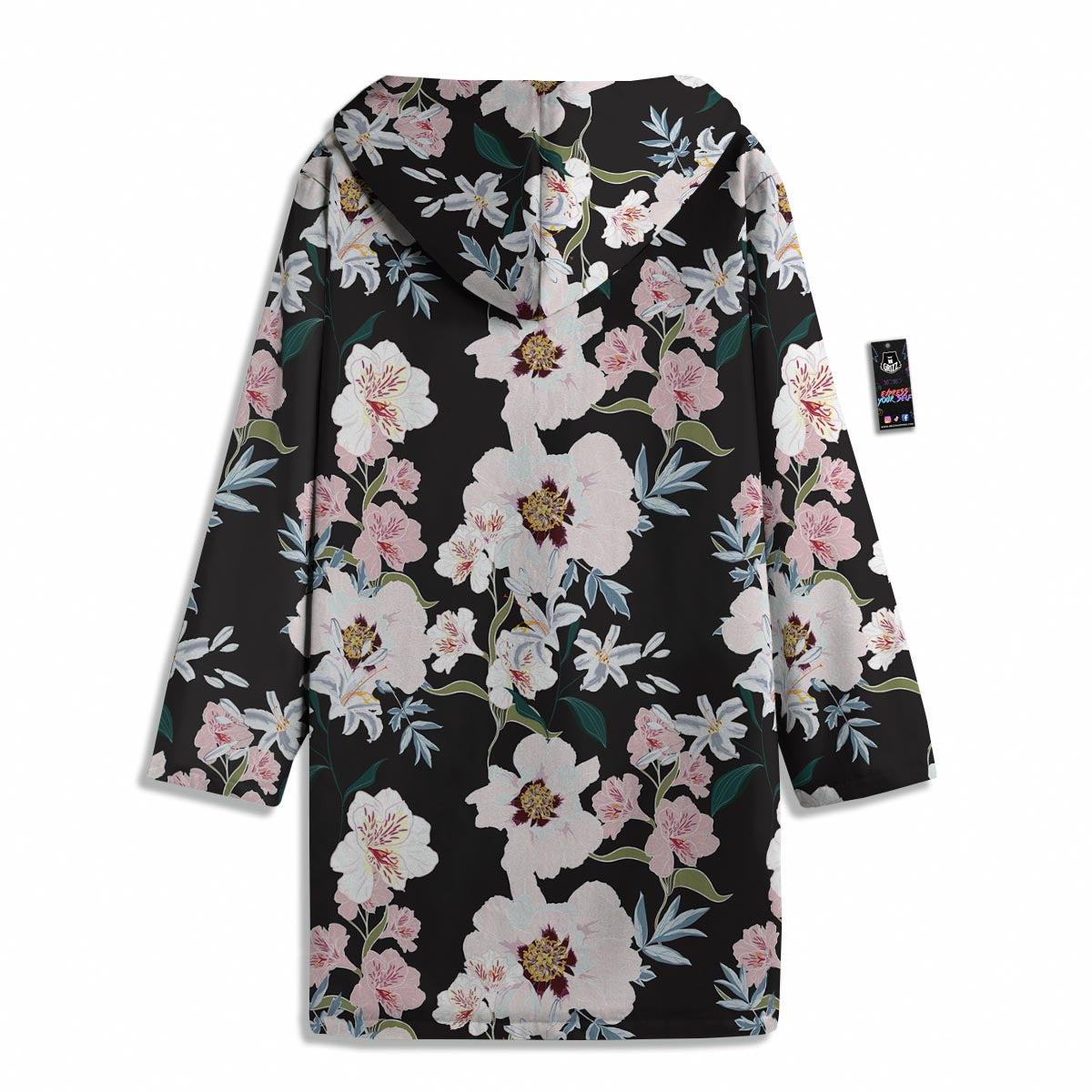 Alstroemeria Tropical Print Pattern Men's Windbreaker Jacket-grizzshop