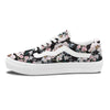 Alstroemeria Tropical Print Pattern Skate Shoes-grizzshop