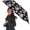 Alstroemeria Watercolor Print Pattern Umbrella-grizzshop