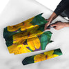 Alstroemeria Yellow Print Umbrella-grizzshop