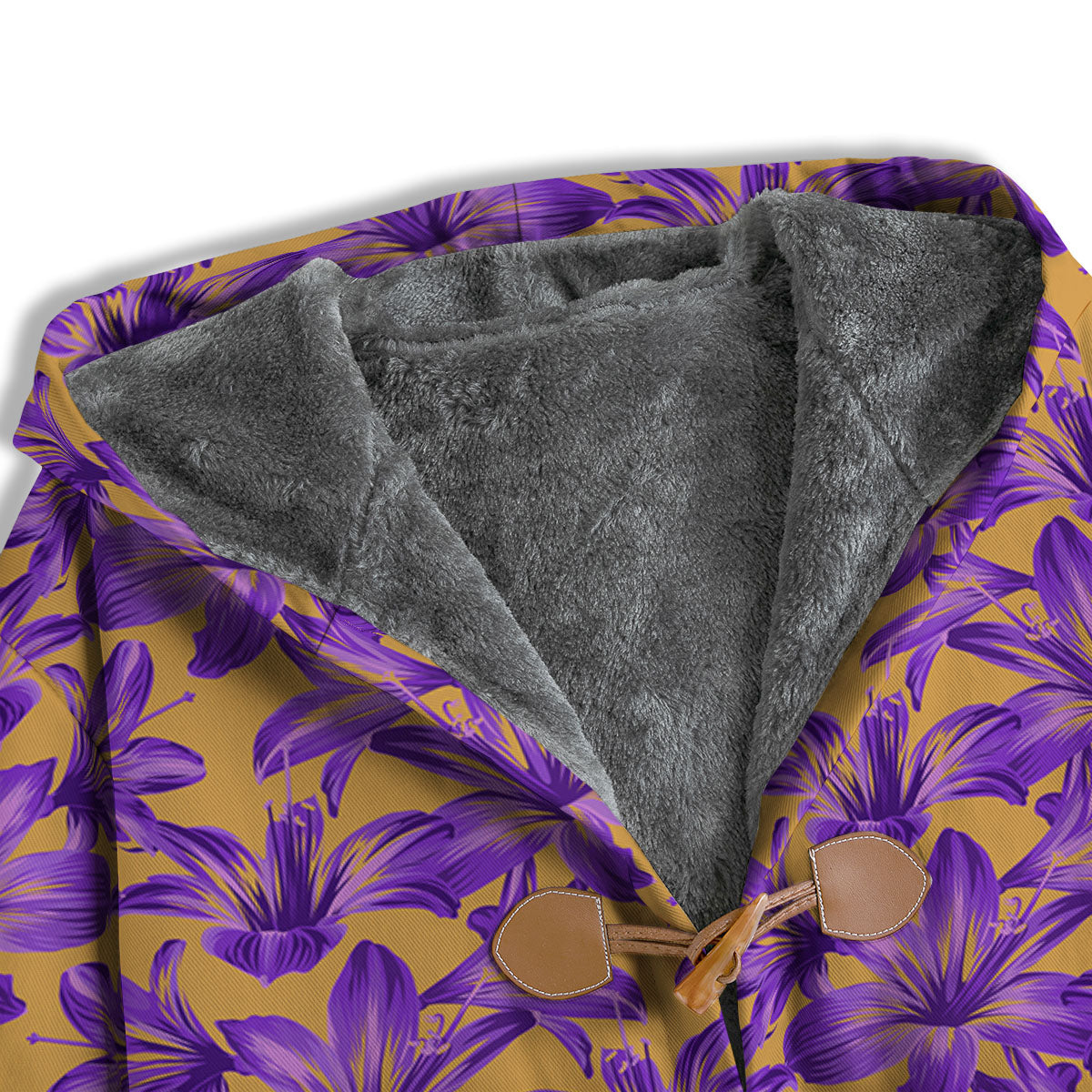 Amaryllis Japanese Purple Print Pattern Men's Windbreaker Jacket-grizzshop