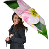 Amaryllis Pink And White Print Umbrella-grizzshop