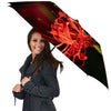 Amaryllis Red Japanese Print Umbrella-grizzshop