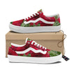 Amaryllis Red Print Skate Shoes-grizzshop