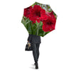 Amaryllis Red Print Umbrella-grizzshop