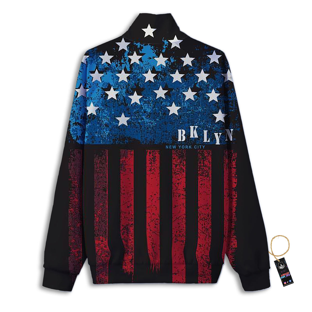Amaryllis Red Yellow Print Pattern Track Jacket-grizzshop