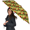 Amaryllis Red Yellow Print Pattern Umbrella-grizzshop