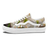 Amaryllis White Print Skate Shoes-grizzshop