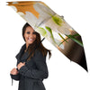 Amaryllis White Print Umbrella-grizzshop