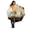 Amaryllis White Print Umbrella-grizzshop